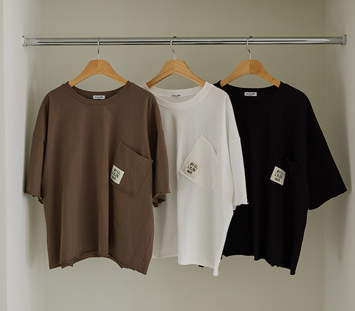 ライロンパッチポケットデッキ半そでTシャツ