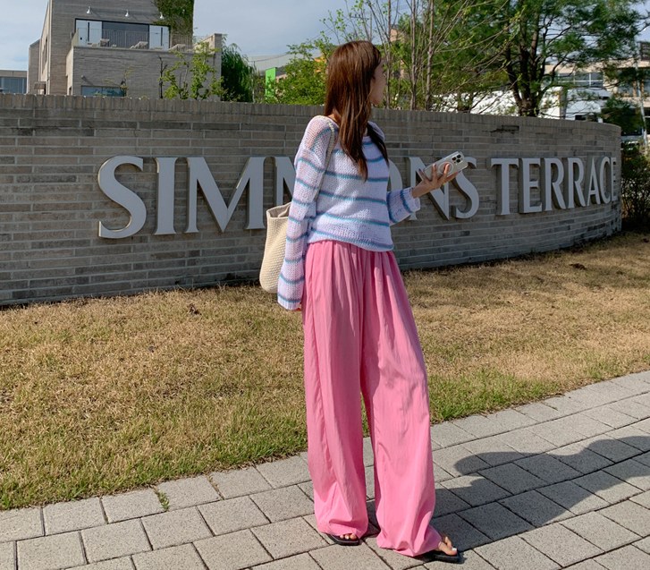 エアバスロックバンディングワイドパンツ