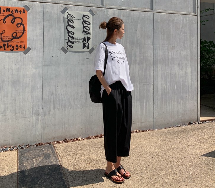 フォーブアイスクールナイロンバンディング8部排気パンツ