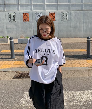 [男女共用]ダリアナ塩トラック半そでロングTシャツ