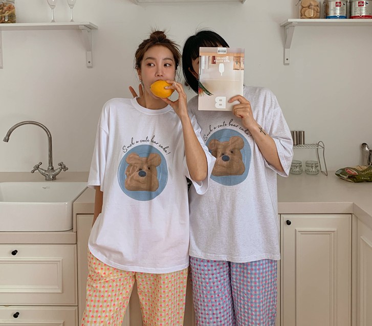 ベアケーキ ナソム半そでティーシャツ
