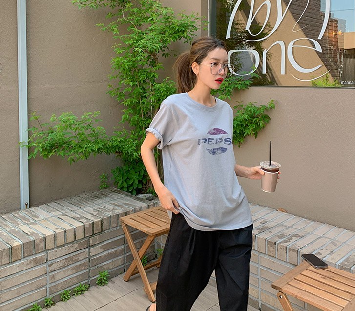 ペプシ ビンテージ 汚染 半そでTシャツ