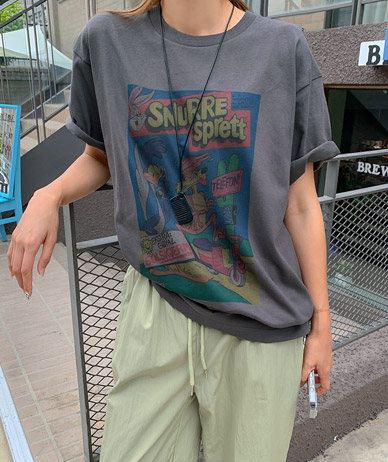 スプリットナ塩半そでTシャツ