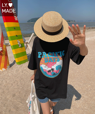【企画セール15％】パシフィックナ塩半そでロングTシャツ