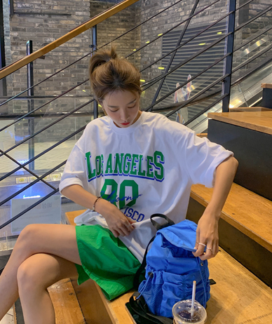 [男女共用]ナインティーナ炎半そでロングTシャツ