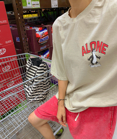[男女共用]アロン・ナフィルピグメント半そでロングTシャツ