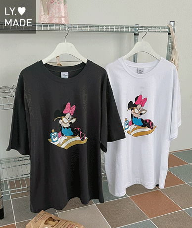 サマーミッキーミニナ塩半そでティーシャツ
