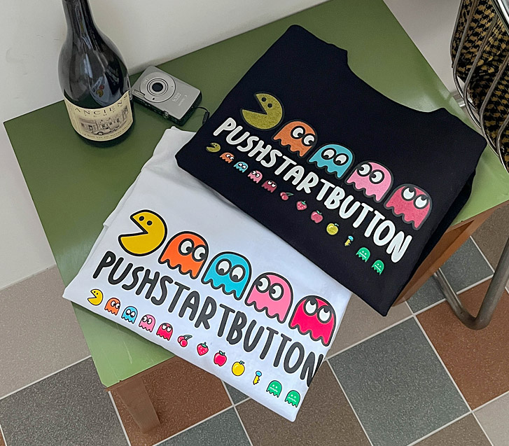 [男女共用]キッチプッシュキャラクターナヨム半そでTシャツ