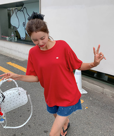 ジェットアイレットパンチングシャーリング半そでTシャツ
