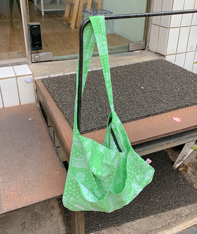 ペイズリーコットンエコバッグ