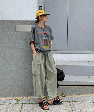 バルーンピグメントカーグ排気パンツ