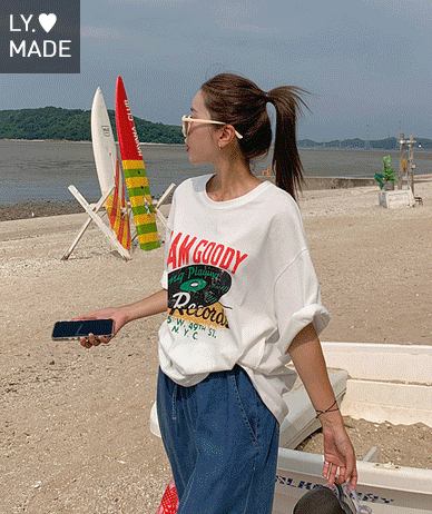 [男女共用]クラックサムグディナ塩半そでTシャツ