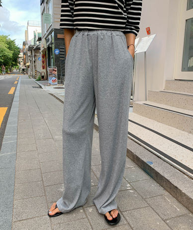 マリゴルジスパンバンディングワイドパンツ