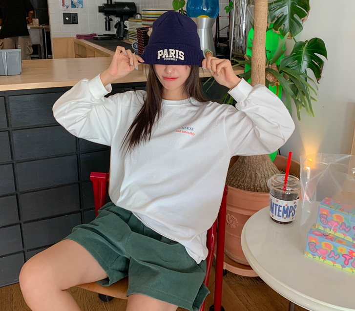 チーズナ塩長袖ロングTシャツ