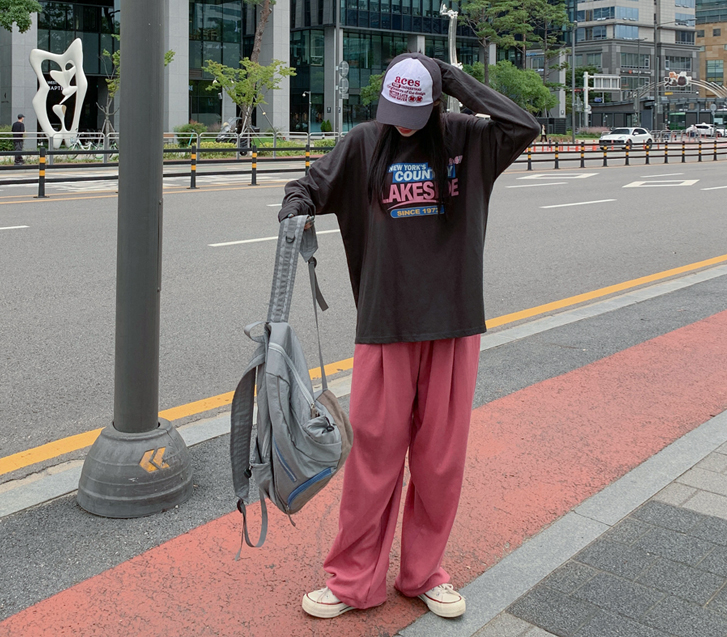 ムードパッチピンタックストッパートレーニングパンツ