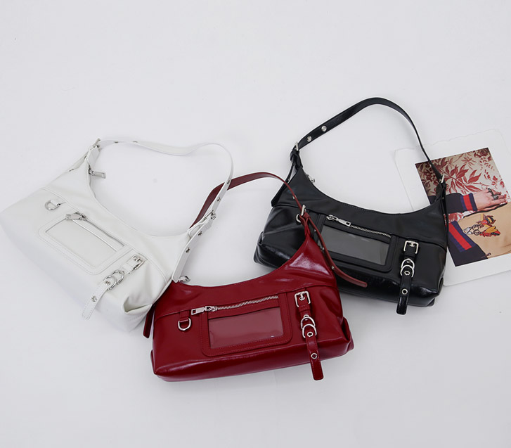 ミートジッパーレザーバッグ