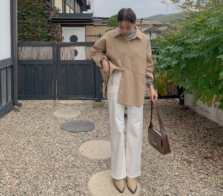 エスト起毛バンディングブーツカットパンツ