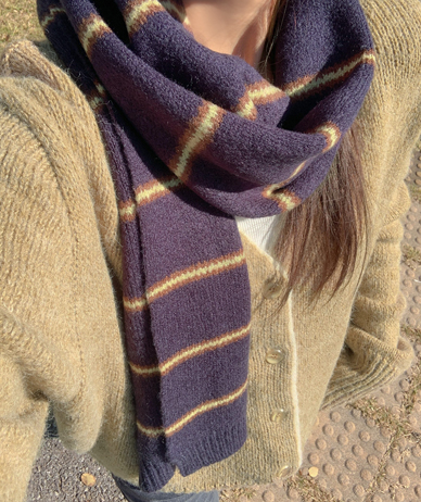 ダグストライプマフラー