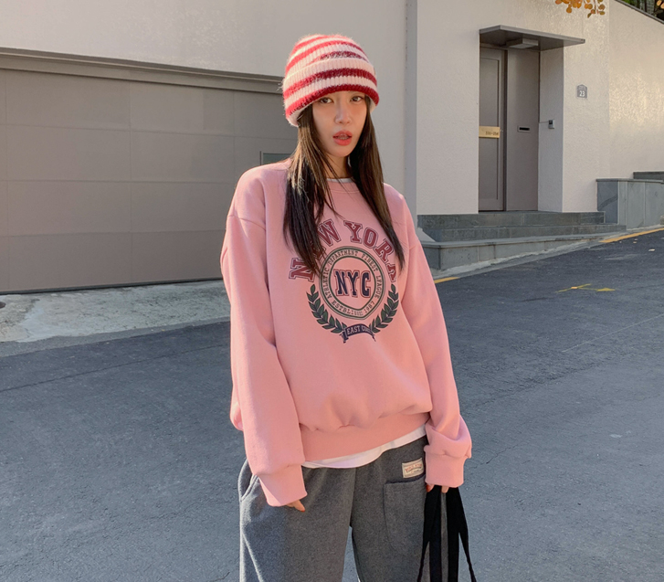 ニューヨークシティナ塩起毛トレーナー