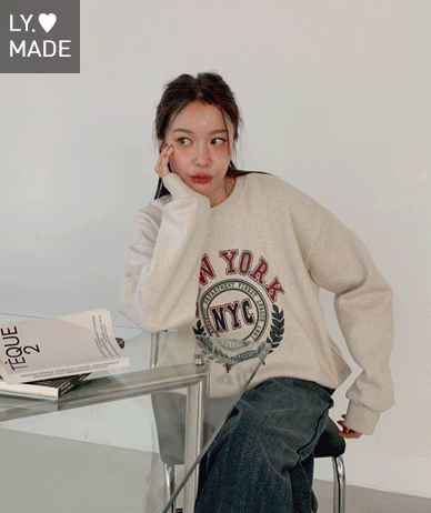 ニューヨークシティナ塩起毛トレーナー