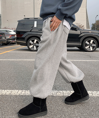 ラッシュ起毛ストリングワイドトレーニングパンツ