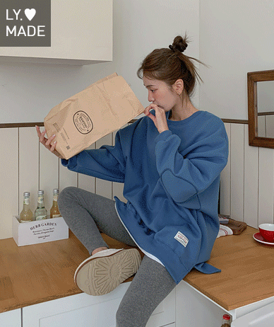 [企画セール20％]ベニートイムパッチ起毛ロングマンツーマン