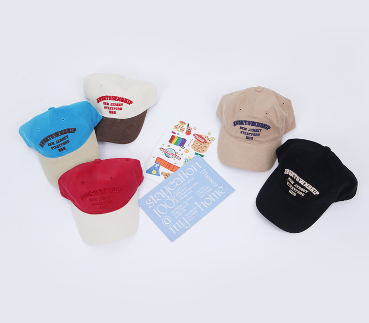 エイボン刺繍配色キャップ