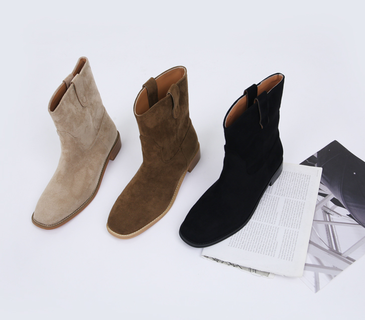 ハートスエードブーツ