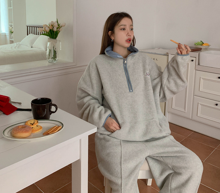 タルトパッチ配色 フリース反集業