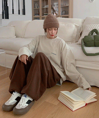 ポンポンフリスジョガーバンディングトレーニングパンツ