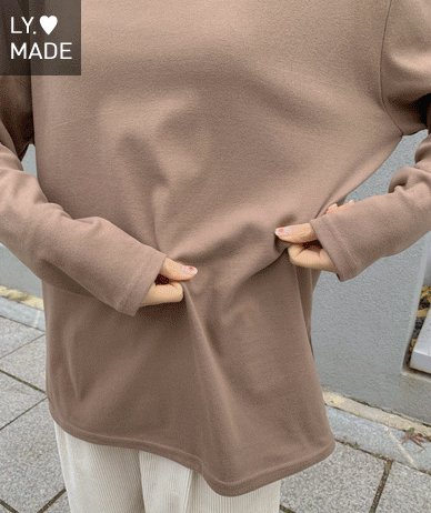 プラスポロ起毛 トゥーム長袖Tシャツ