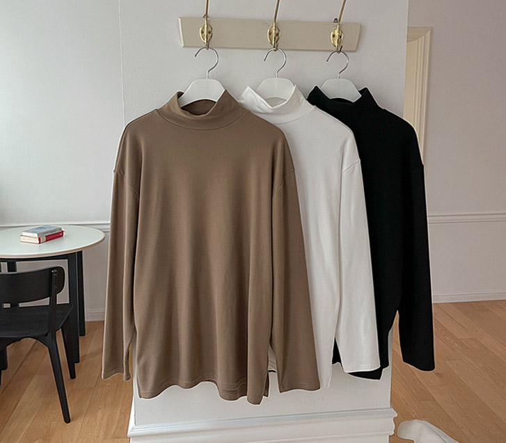 プラスポロ起毛 トゥーム長袖Tシャツ