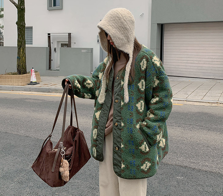 ケフィナ塩ダンブルリバーシブルジャンパ