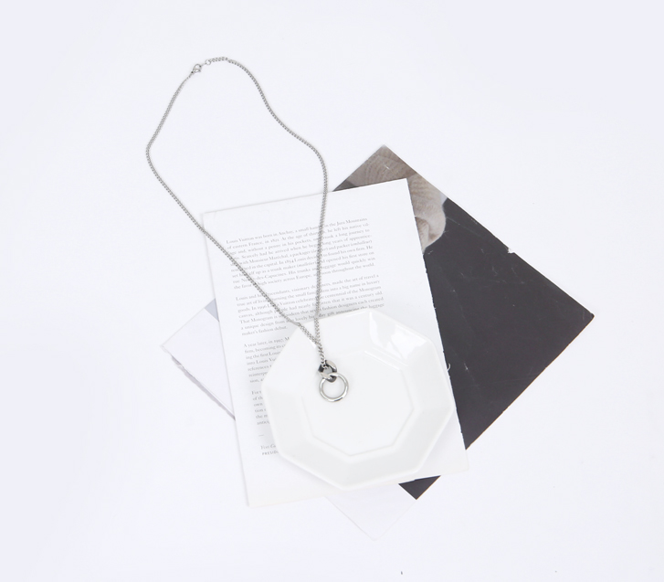 チェーンリングサージカルネックレス