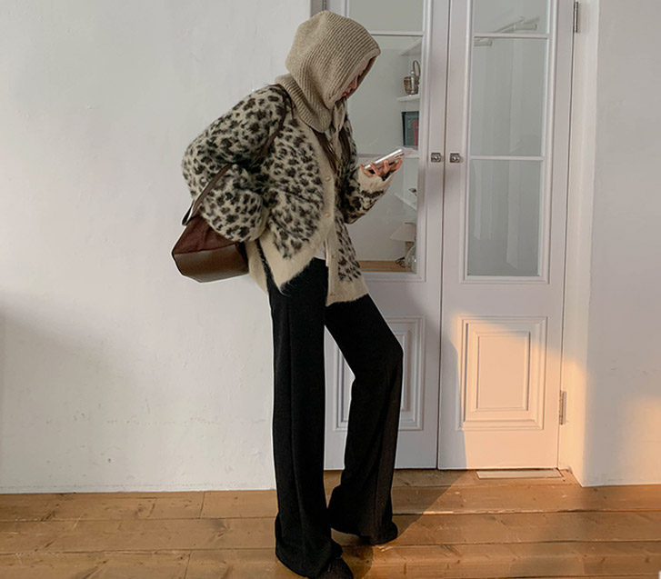 ルーブミンクバンディングブーツカットパンツ