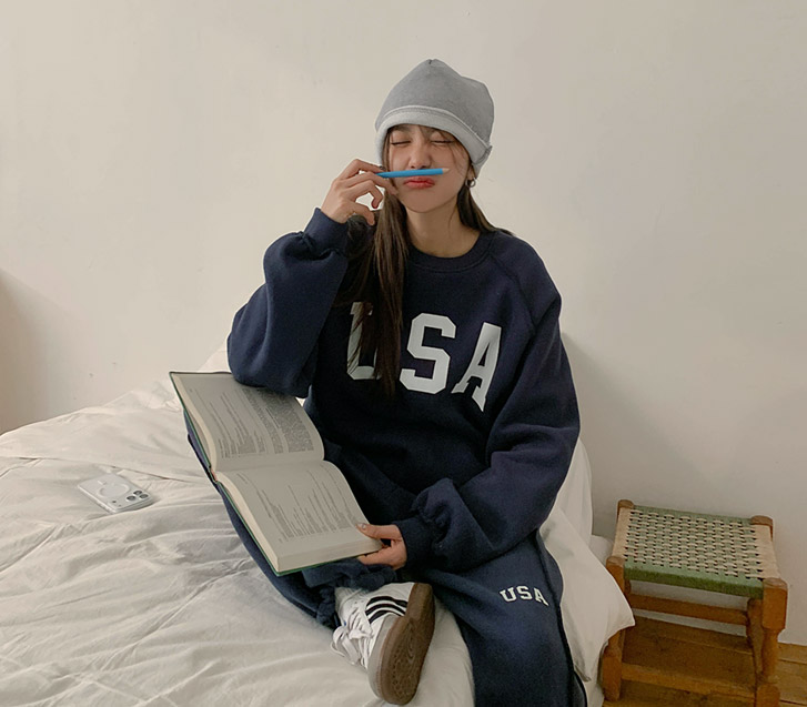 USA汚染羊毛のトレーナーデッキトレーニングセット