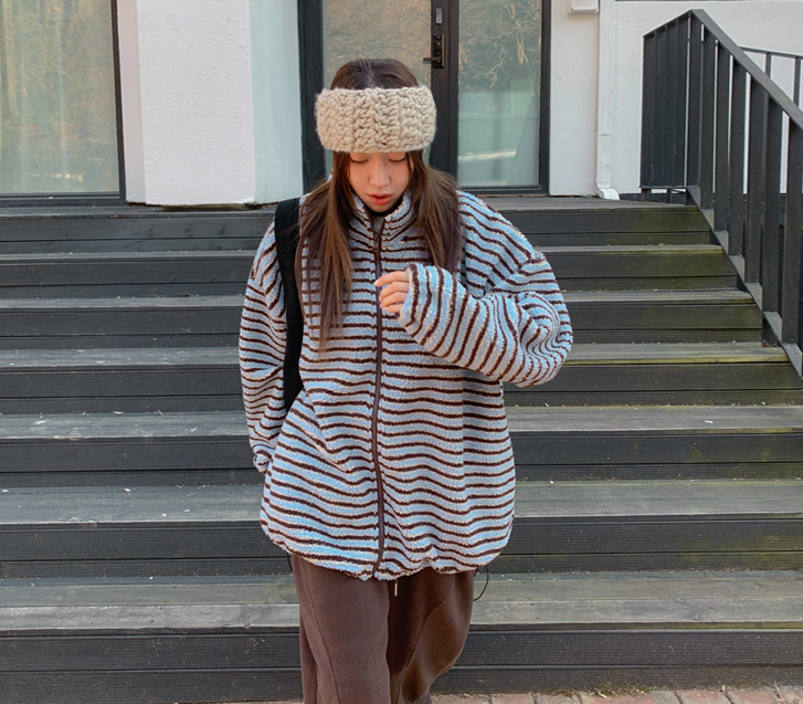 ロロダンガラストリングダンブルザップアップジャンパ