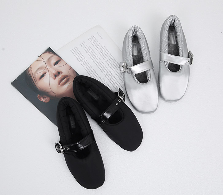 カブバディングフラットシューズ(モデル着用カット240)