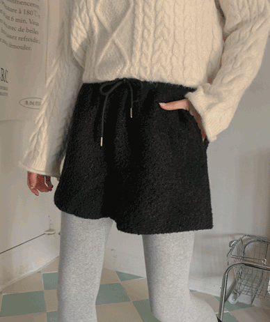 プードルブックルバンディングハーフパン