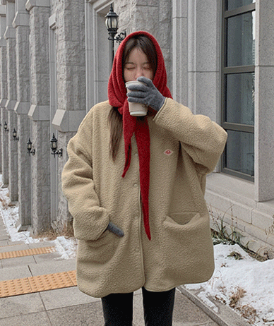 パスカルパッチカラー無しフリースジャケット