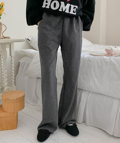 モリーゴルジ波バンディングブーツカットパンツ