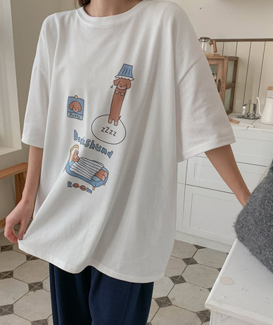 トリーナ塩半そでロングTシャツ