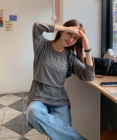 プリンビスティエレアアド長袖ティーシャツ