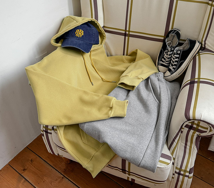 【男女共用】ロキン二重紙オーバーフィットフードティーシャツ