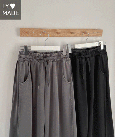 ソルトスノーウォッシングピンタックジューリーワイドトレーニングパンツ