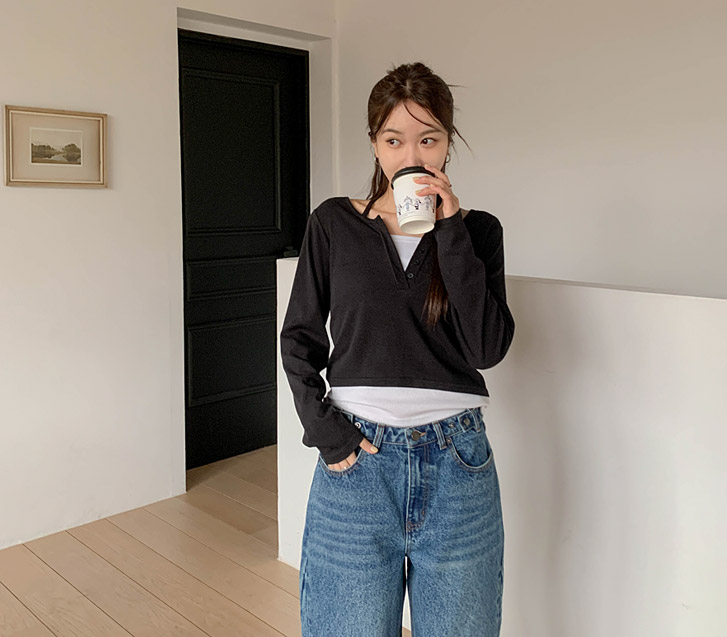 レトホルター レイヤード ゴルジ 長袖Tシャツ