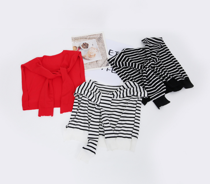 モロレイヤードニットショール