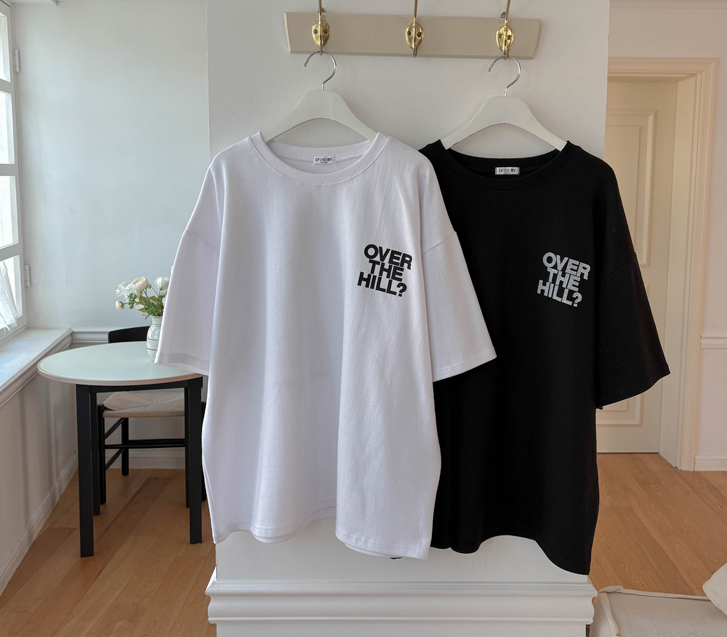 オーバーザヒルナ塩ルーズフィット半そでTシャツ