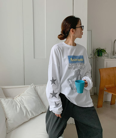 [男女共用]コントロールナ塩長袖Tシャツ