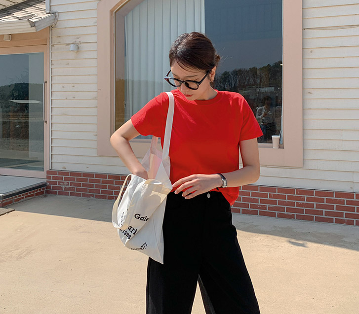 ラディベーシックモーダル半そでTシャツ